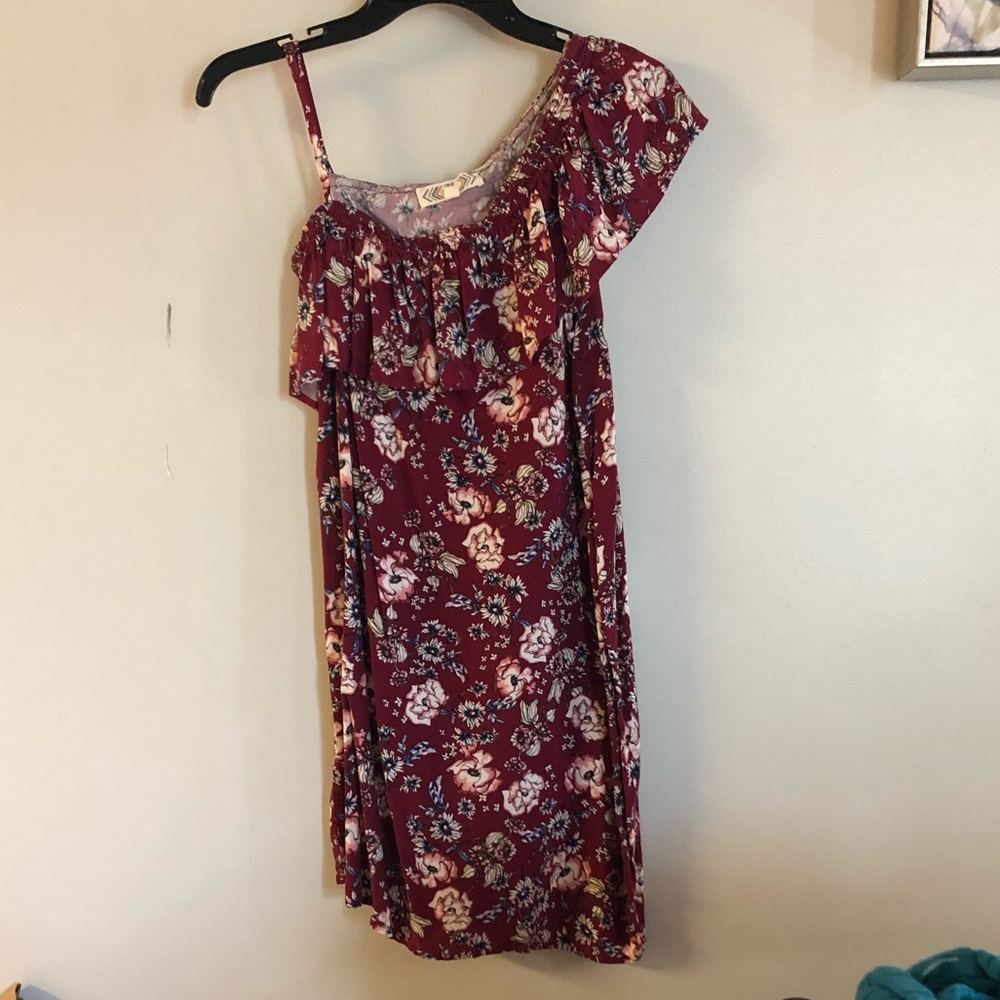 Red Floral Dress